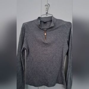 Bundle of 2 zip up tops size L